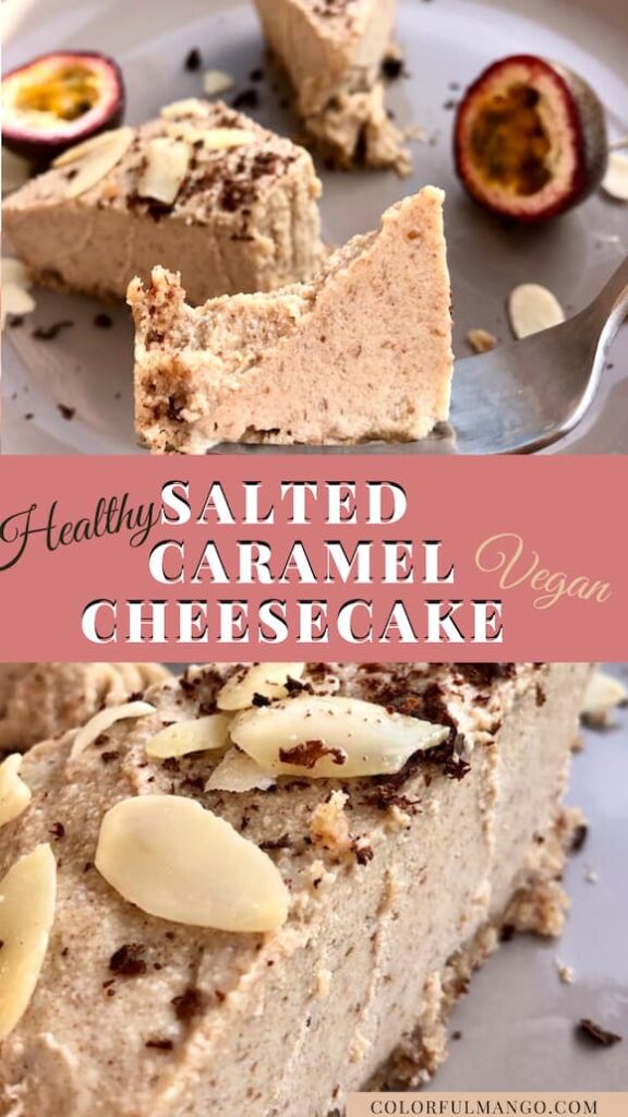 Healthy caramel cheeescake