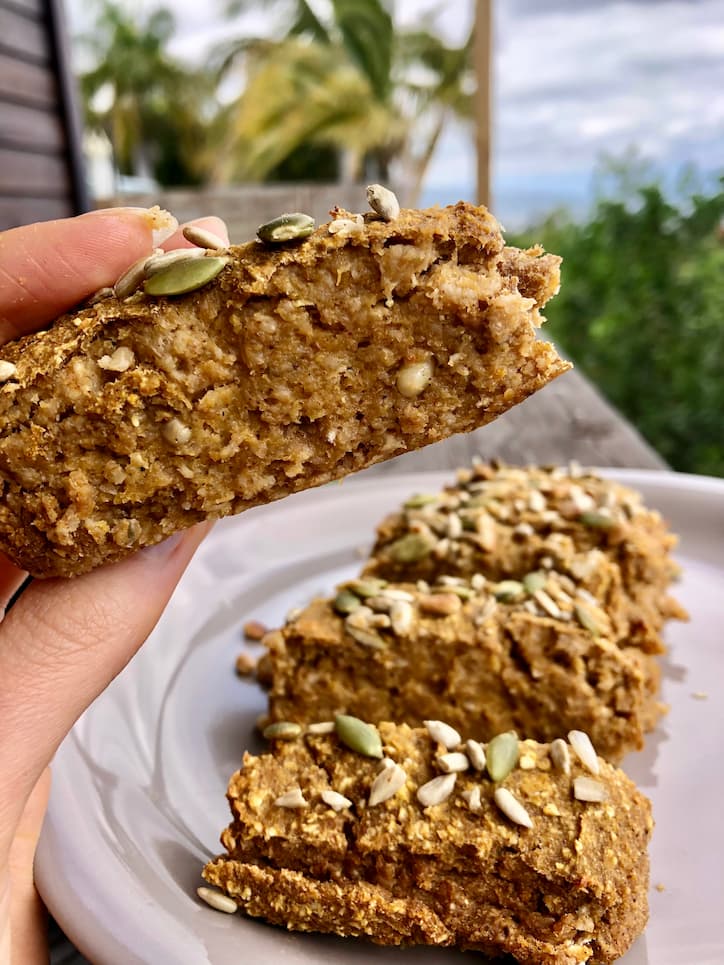 healthy vegan pumpkin bread