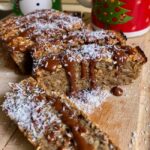 Christmas banana oat bread