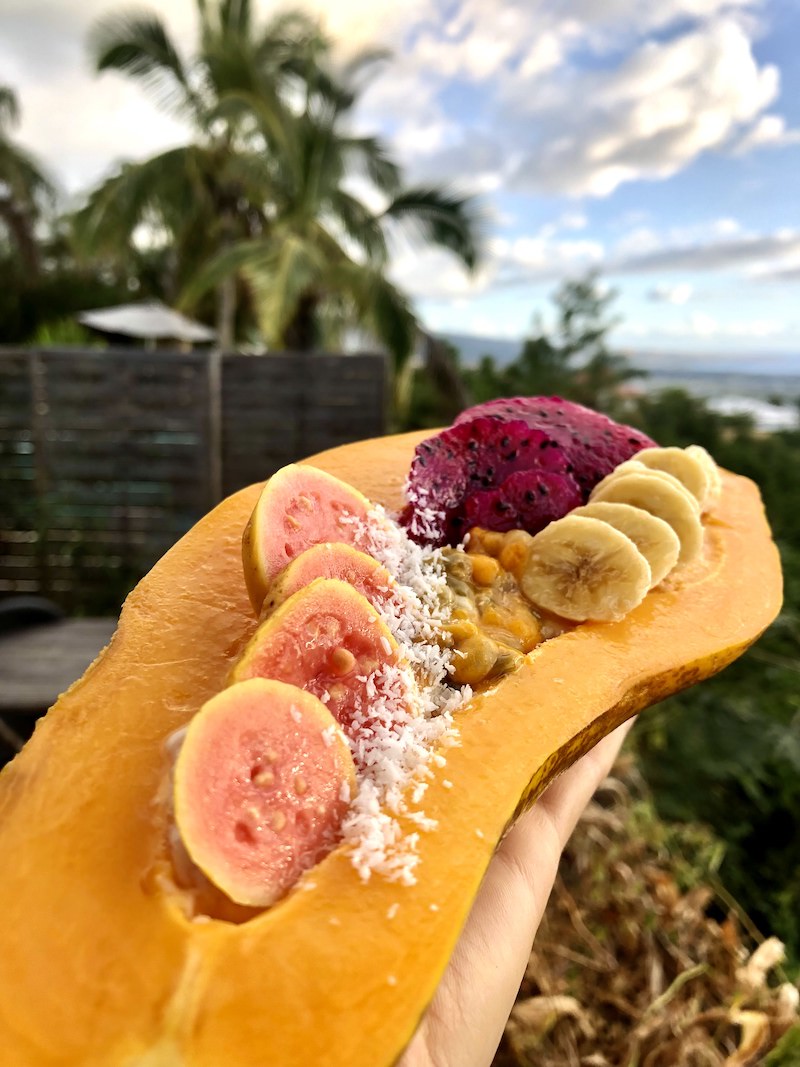 tropical papaya boat tropical papaya boat