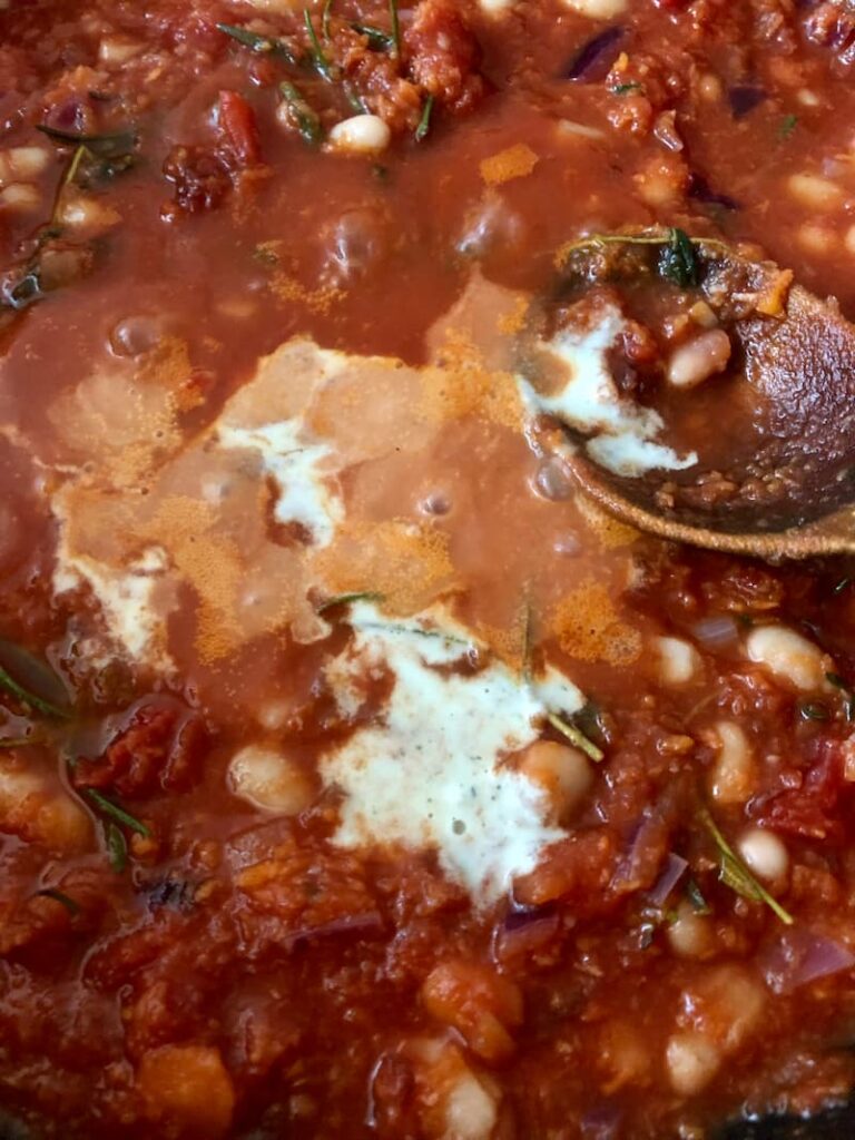 creamy tomato rosemary sauce