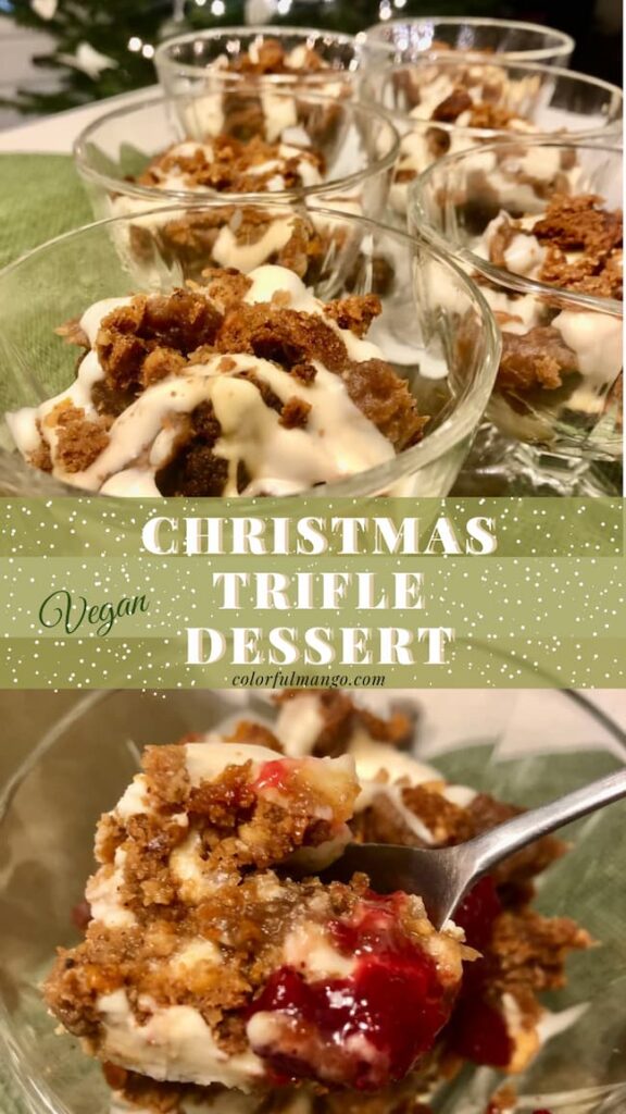 Christmas trifle dessert