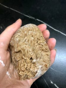 gingerbread dough made of raw buckwheat flour