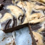 marble gingerbread brownie