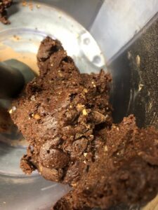 dates blended with cocoa powder