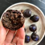 rye bread truffles with cornflower