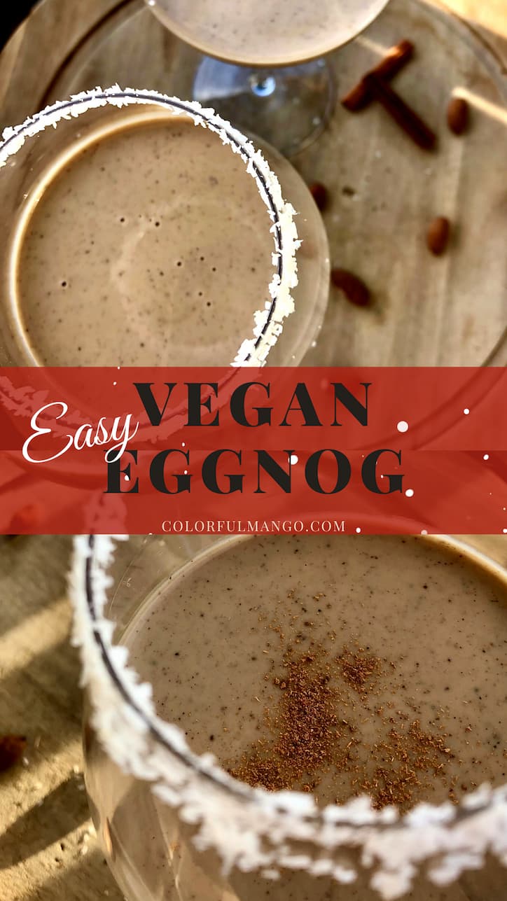 Easy Vegan Eggnog