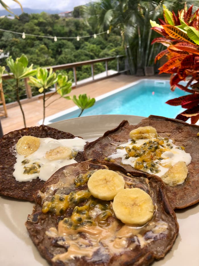 healthy buckwheat pancakes