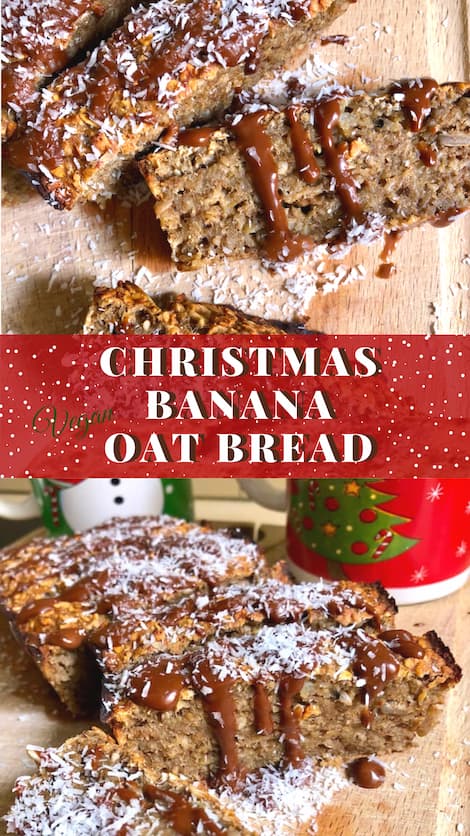 Christmas Banana Oat Bread recipe