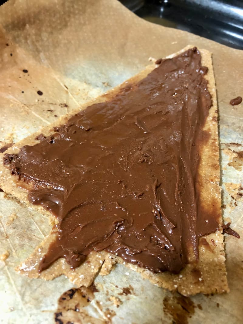 healthy nutella christmas tree