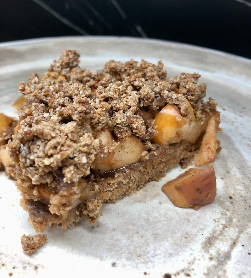 healthy rye crumble