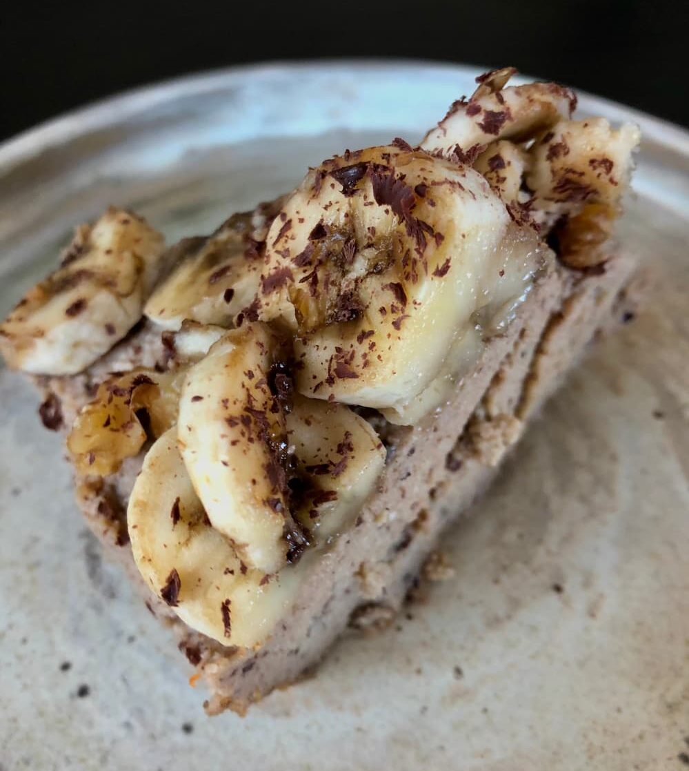 no-bake banoffee cheesecake