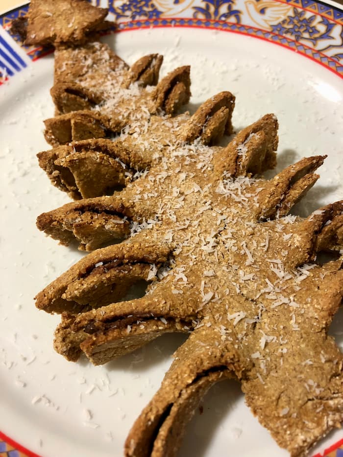 vegan nutella christmas tree
