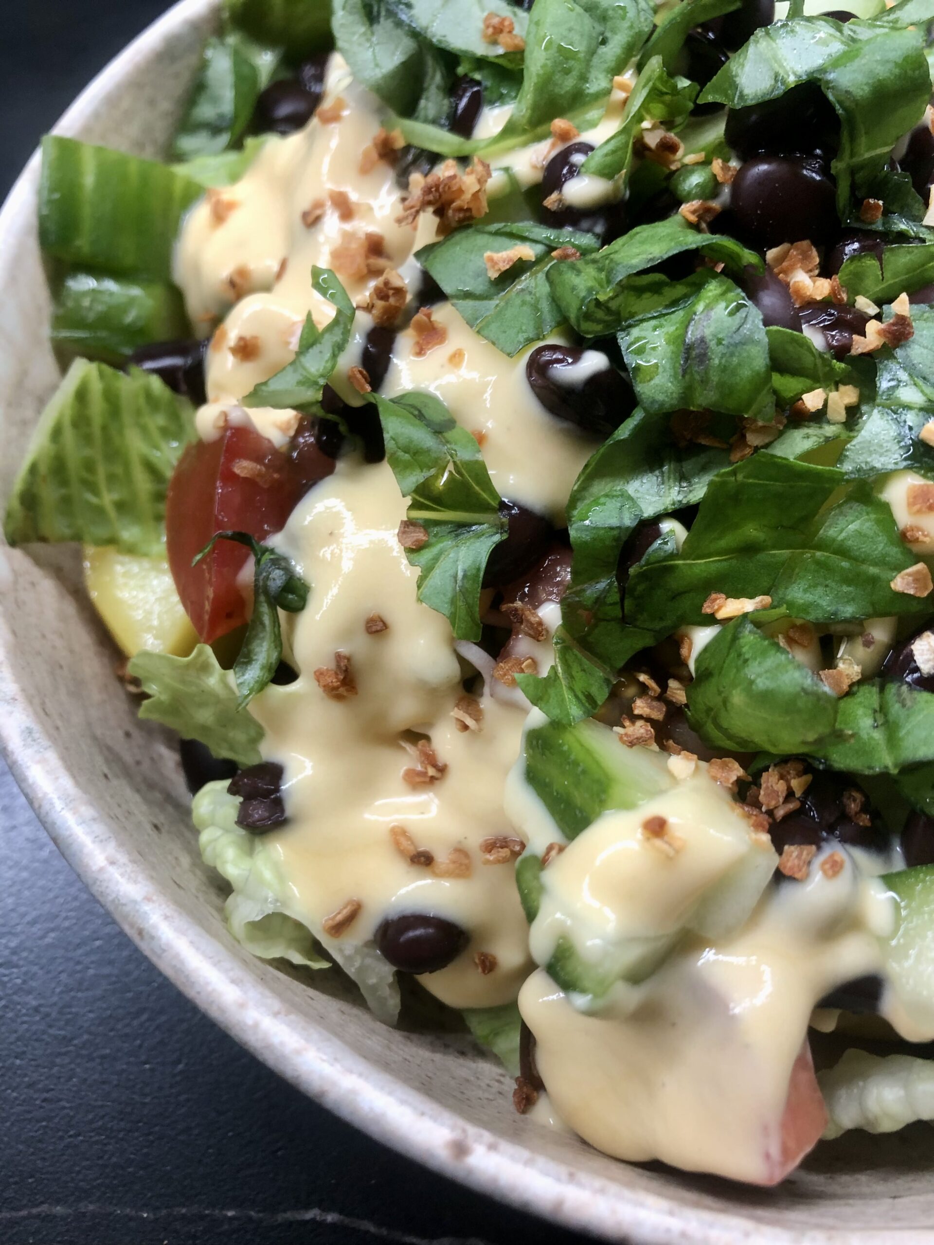 vegan loaded potatoes