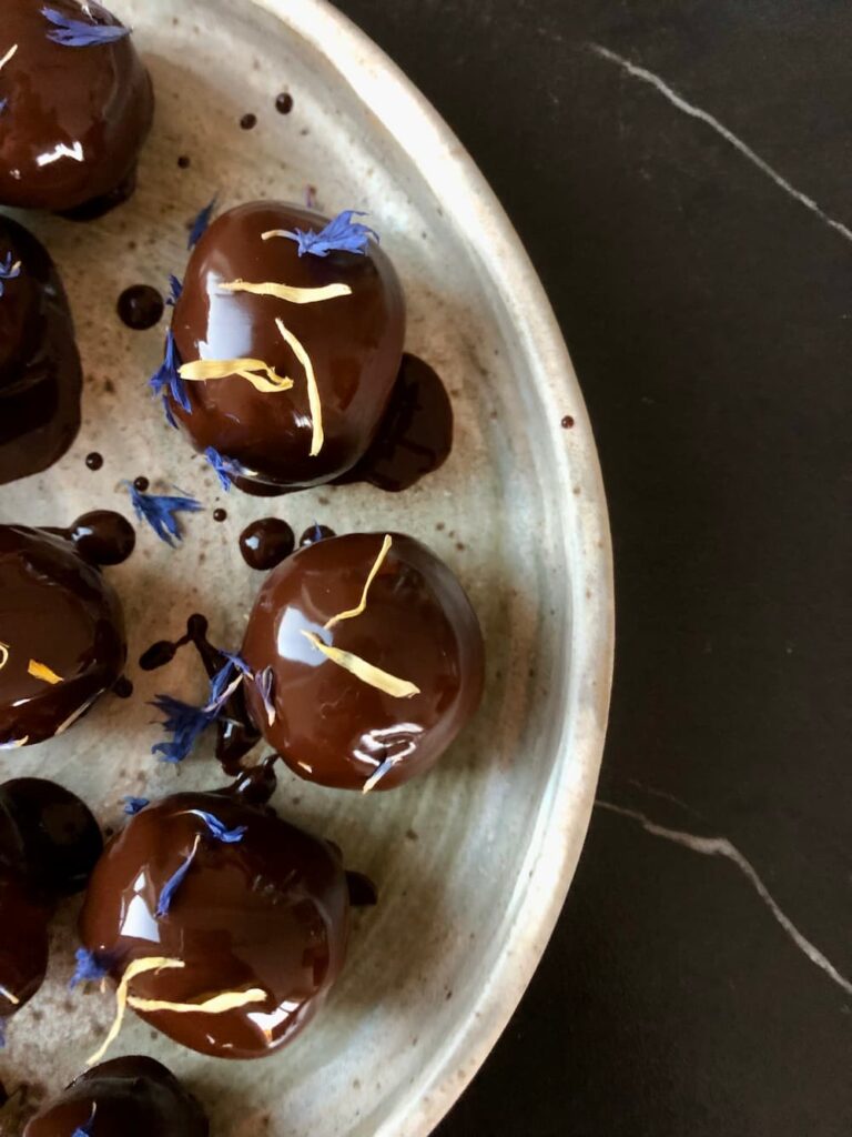 date coffee truffles