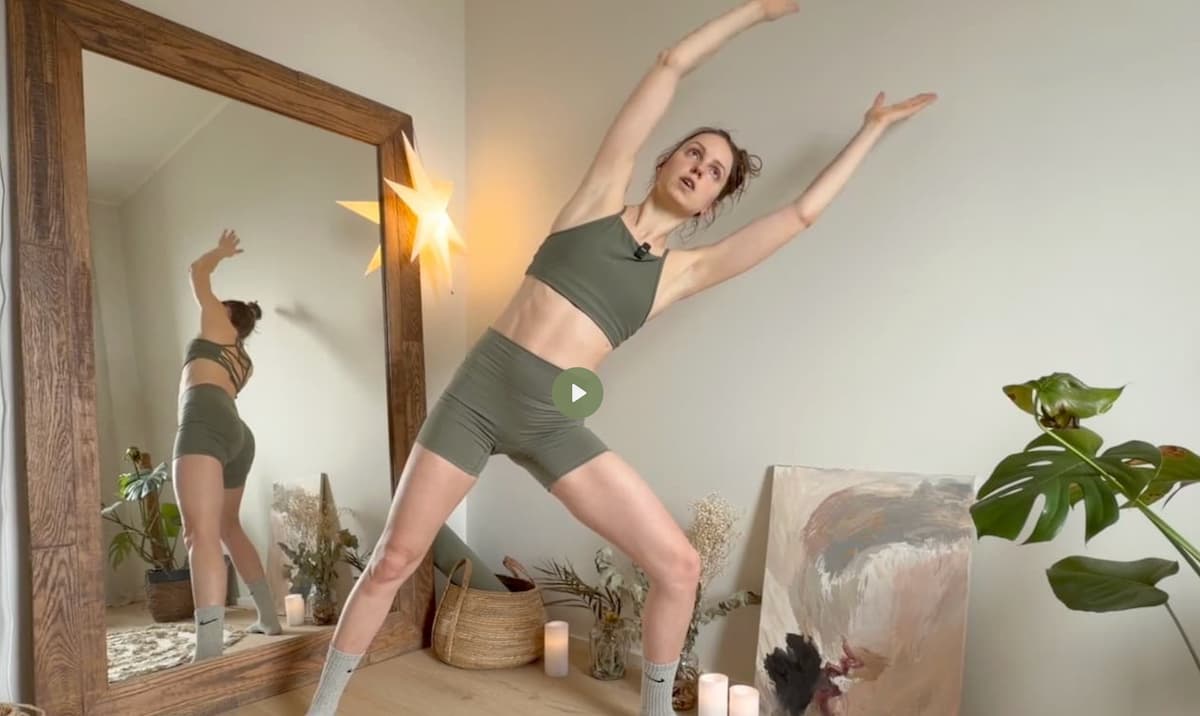25min standing pilates at home