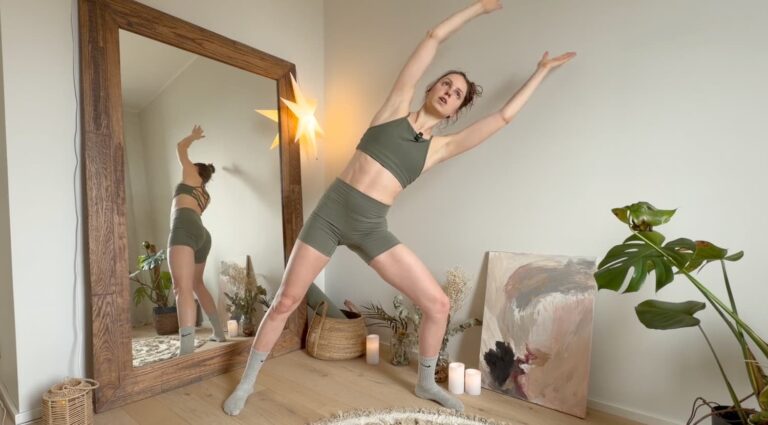 standing pilates at home